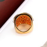 D-shaped CZ Stackable Rings Women Jewelry Accessories