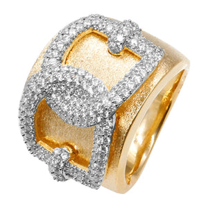 D-shaped CZ Stackable Rings Women Jewelry Accessories