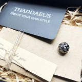 Vintage Europe Skeleton Charm Big Hole Skull Bead
