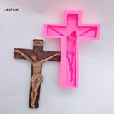 Crucifix Silicone Mold DIY Keychain Resin Mould