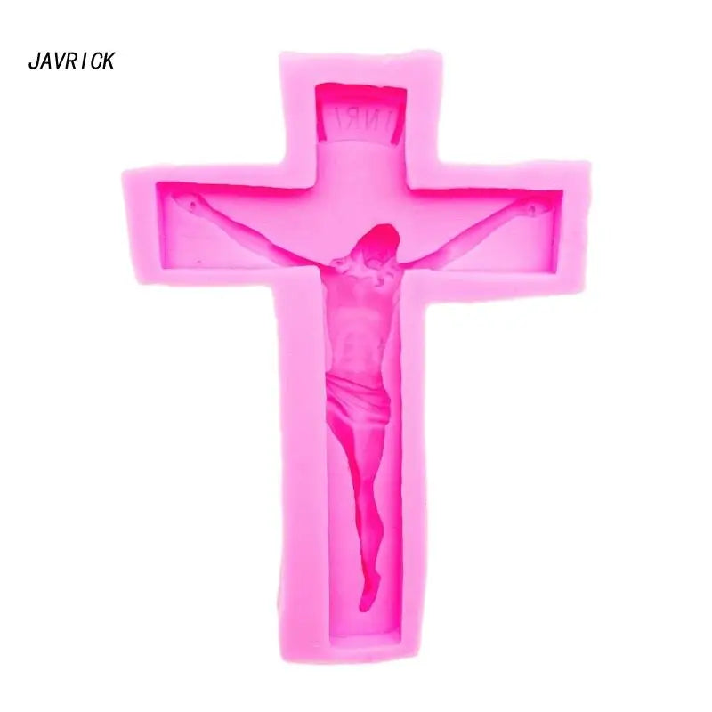 Crucifix Silicone Mold DIY Keychain Resin Mould