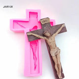 Crucifix Silicone Mold DIY Keychain Resin Mould