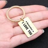Dad Daughter Gift Keychain Stainless Steel Engraved FATHER AND DAUGHTER FOR LIFE