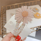 Daisy Jewelry Hair Clips Hair Claw Clip Flower Hair pins Barrette Women Summer
