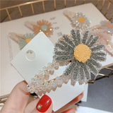 Daisy Jewelry Hair Clips Hair Claw Clip Flower Hair pins Barrette Women Summer