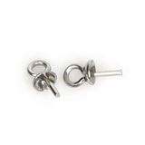150pcs Stainless Steel Eye Pin for Charm Pendant Hook Caps