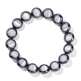 Hematite Beads Cat Eye Stone Bracelet Luck Prosperity