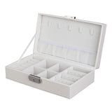 Leather Jewelry Box Jewelry Case Jewelry Package Storage Large Space