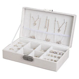Leather Jewelry Box Jewelry Case Jewelry Package Storage Large Space
