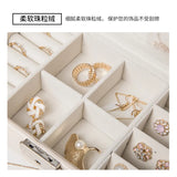 Leather Jewelry Box Jewelry Case Jewelry Package Storage Large Space