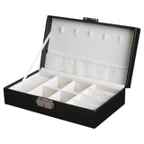 Leather Jewelry Box Jewelry Case Jewelry Package Storage Large Space