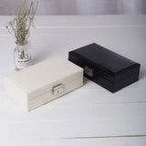 Leather Jewelry Box Jewelry Case Jewelry Package Storage Large Space