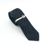 Brass Rudder Tie Clip Silver Tie Pin