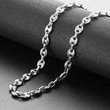 Melon Seed Chain Stainless Steel Necklace