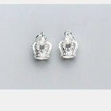 925 Sterling Silver Crown Dangle Charms For Women - DIY Jewelry