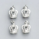 925 Sterling Silver Crown Dangle Charms For Women - DIY Jewelry