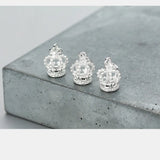 925 Sterling Silver Crown Dangle Charms For Women - DIY Jewelry