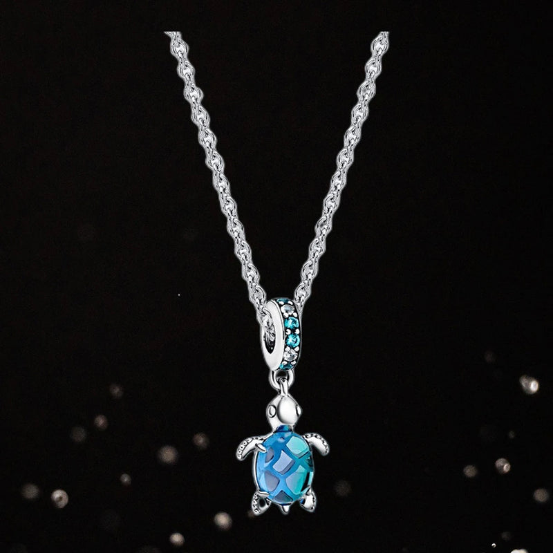 Robot Galaxy Series Silver Necklace Women Gift