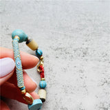 Turquoise Beaded Bracelet Evil Eye Accessories for Women