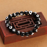 Devil's Eye Beaded Bracelet Map Stone Evil Eye Charm Jewelry
