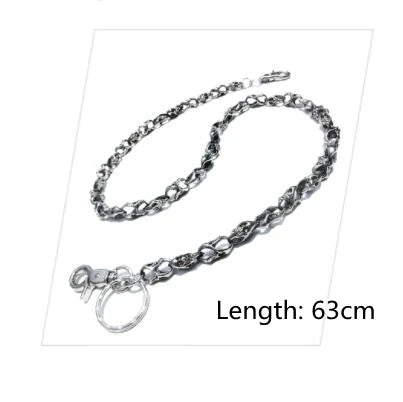 Metal Skull Pants Chain Waist Chain Key Chain Men's Rock Party Biker