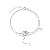 Tassel Planet Star Charm Bracelet for Women Girls Bohemian Jewelry