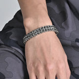Double Layer Stainless Steel Chain Bracelets for Women - Mothers Gift