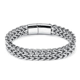Double Layer Stainless Steel Chain Bracelets for Women - Mothers Gift