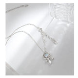 Moonstone Dream Catcher Necklace for Women - Hollow Pendant Jewelry Collar Gift