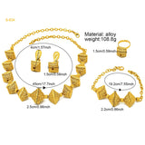 Dubai Plated Jewelry Set for Women Nigeria Wedding