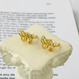 925 Silver Butterfly Earcuff Earrings Women Gift