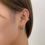 925 Silver Butterfly Earcuff Earrings Women Gift