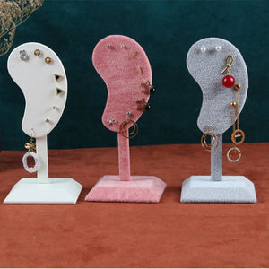Ear Shape Earring Display Stand Hanging Storage