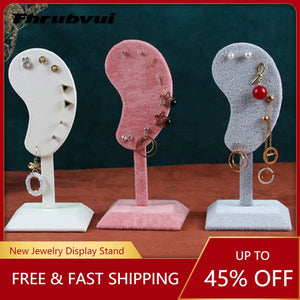 Earring Display Stand Jewelry Hanging Storage Microfiber Holder