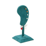 Flannel Ear Stud Holder Stand: Earring Storage Shelf for Women