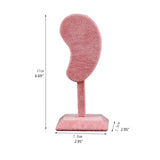 Flannel Ear Stud Holder Stand: Earring Storage Shelf for Women