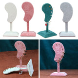 Flannel Earring Holder Stand for Studs Ear Stud Clip Showing Shelf