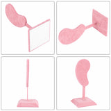 Multi-Color Microfiber Earring Holder Ear Clip Stud Jewelry Display Stand