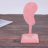 Multi-Color Microfiber Earring Holder Ear Clip Stud Jewelry Display Stand