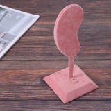 Multi-Color Microfiber Earring Display Stand Organizer