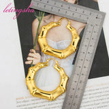 Dubai Classic Large Circle Drop Earrings Set