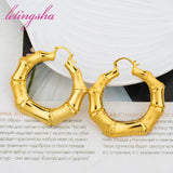 Dubai Classic Large Circle Drop Earrings Set