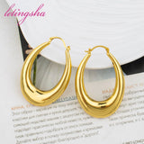 Dubai Classic Large Circle Drop Earrings Set