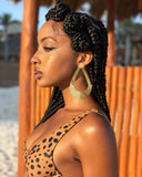 Plated Big Hoop Drop Earrings For Women Designs
