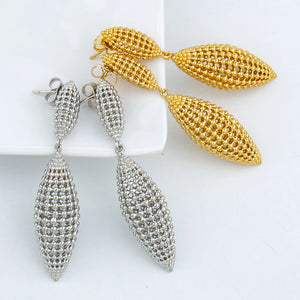 Ethiopian Stud Earrings for Brazilian Weddings Plated Jewelry