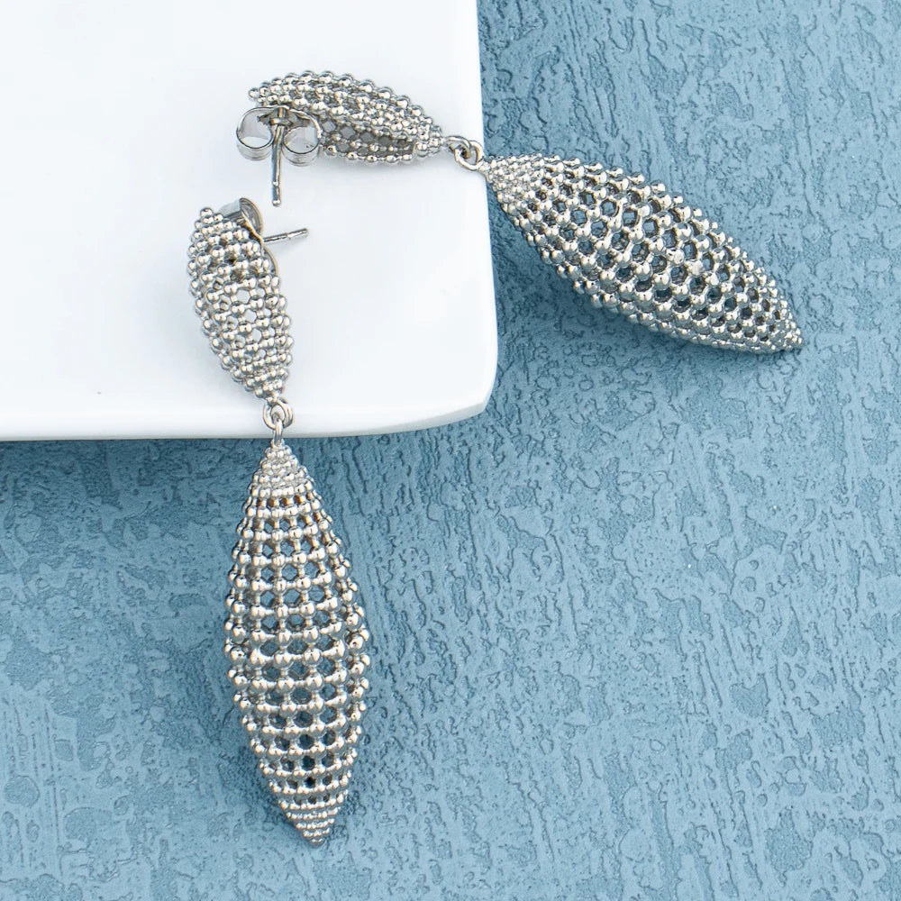 Ethiopian Stud Earrings for Brazilian Weddings Plated Jewelry