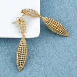 Ethiopian Stud Earrings for Brazilian Weddings Plated Jewelry