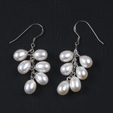 Freshwater Pearl Beads Earrings with 925 Sterling Silver Hook