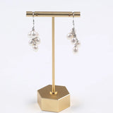 Freshwater Pearl Beads Earrings with 925 Sterling Silver Hook
