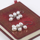 Freshwater Pearl Beads Earrings with 925 Sterling Silver Hook